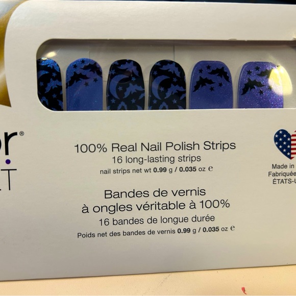 NWT Color Street Real Nail Polish Strips: Bat's Amore - Picture 2 of 6
